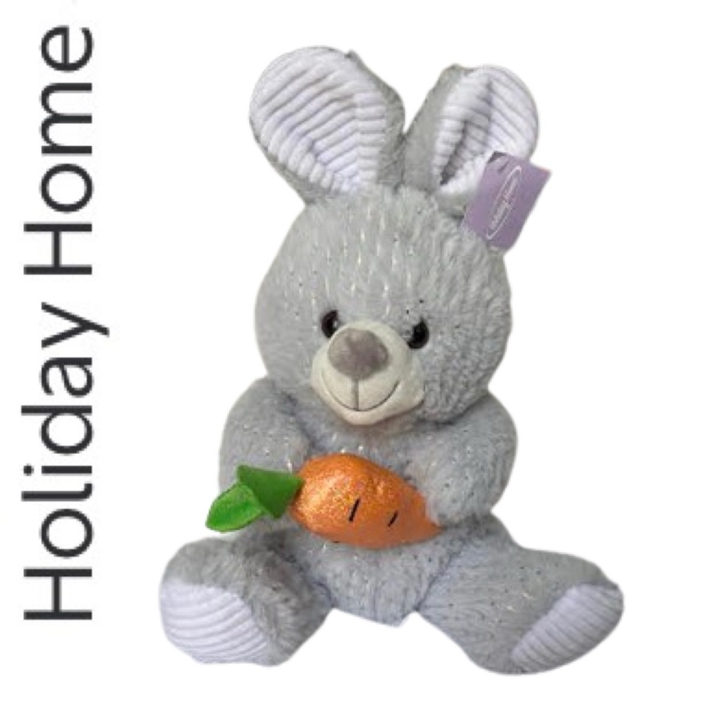 Plush Bunny with Carrot Holiday Home